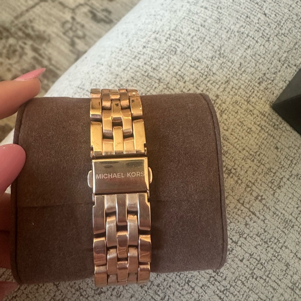 Michael Kors Rose Gold Watch View 5